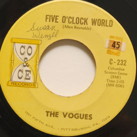 Vogues - Five O’Clock World/Nothing To Offer