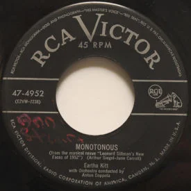 Eartha Kitt - Monotonous/Boston Beguine