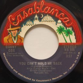 Danny Cox - You Can’t Hold Me Back