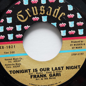 Frank Gari - Tonight Is Our Last Night