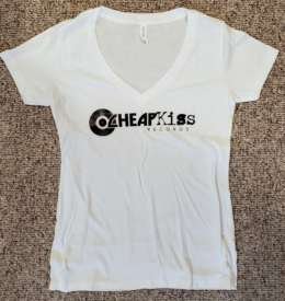 Cheapkiss - Cheap Kiss Records Women’s Large White T-Shirt