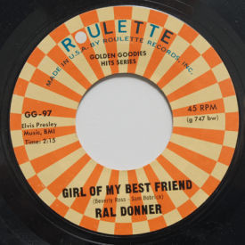 Ral Donner - Girl Of My Best Friend/To Love Someone