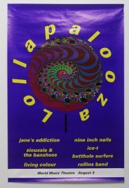 Jane's Addiction/Nine Inch Nails/Rollins Band/Living Coulour - Lollapalooza ’91 (Poster)